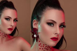 do high end skin retouching and natural photo editing