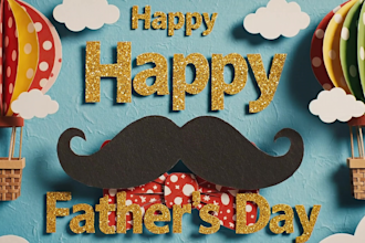 design fathers day social media posts banners and ads