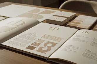 design a brand identity, logo, and brand guide