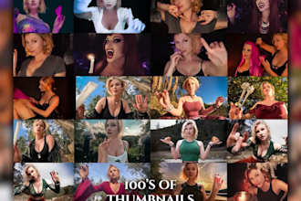 edit high quality short and longform videos tiktok youtube instagram thumbnails