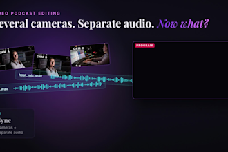 edit your podcast audio and video for a polished, pro result