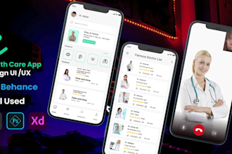 design modern blockchain UI UX for mobile, iphone, and android apps