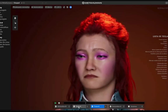 3d vtuber avatar vroid 3d model face tracking vrm fbx export files for streaming