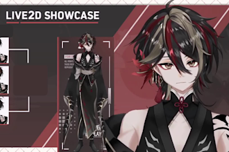 rig 2d vtuber model, anime live2d vtuber model, nsfw vtuber for vtube studio