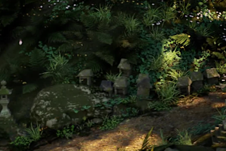 do 3d game environment, 3d level design 3d game map 3d landscape design