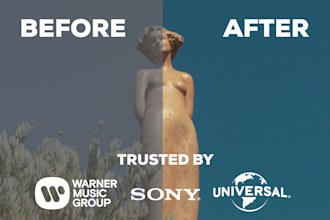 color grade your video, trusted by universal, sony, warner