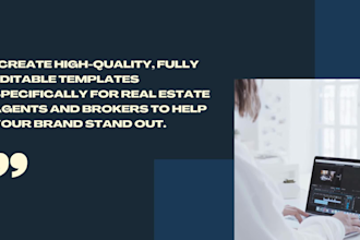 design commercial real estate open house flyers