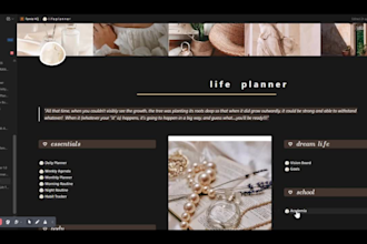 create notion template notion website notion dashboard notion page in 24 hours