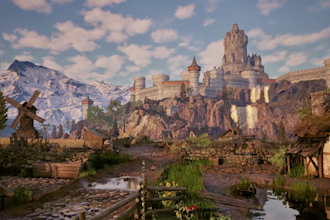 design 3d fps rpg world open world survival game level in unreal engine unity