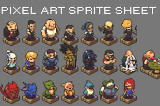 pixel art sprite sheet pixel art animation pixel art character game art asset