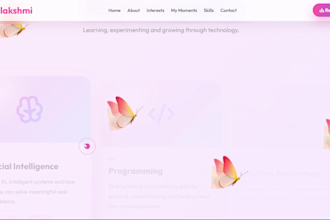 design a creative and unique website as requested