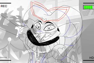 create professional 2d character animation and clean up in toon boom harmony