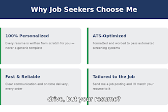 write and optimize your resume to get more interviews