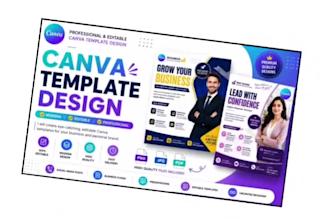 design facebook, instagram and linkedin posts in canva