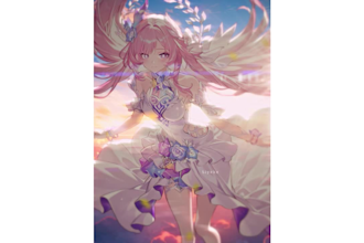 animate 2d character, oc, fanart to lively animation