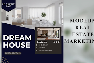 design professional instagram posts for food and real estate