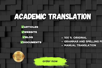 translate documents, articles, websites, blogs, and professional content