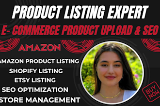 amazon product listings optimization SEO expert for your pod store promotion