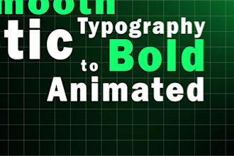 professionally animate your text using after effects