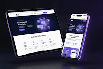 build wix squarespace wordpress website with automation