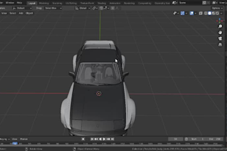 design custom 3d body kit, automotive widebody kit 3d cad car body part