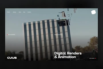 do 3d interactive landing page 3d animated website threejs gsap 3d website