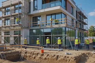 create ai generated construction time lapse videos
