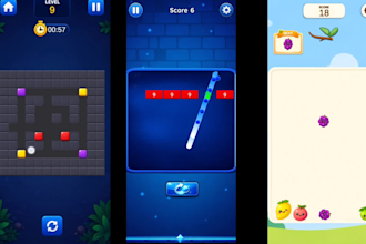 make completely custom hyper casual 2d game