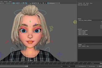 rig for live screen video,arkit ready rig,3d iclone face rig,lip sync,facetrack