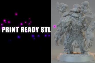sculpt your custom dnd tabletop miniature for 3d printing stl