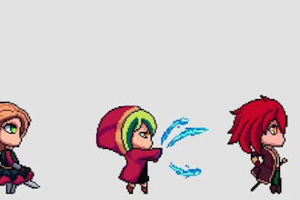 make pixel art sprite sheet game art character 2d pixel sprite sheet animation