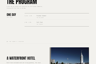 build business websites and landing pages