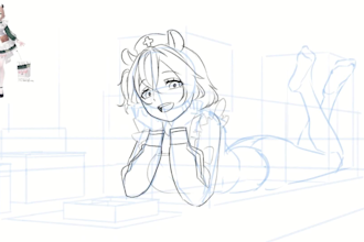 create a professional live2d vtuber model for streaming, png vtuber avatar