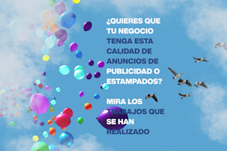 sublimación, posters, publicidad digital y redes sociales