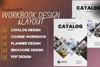 design educational workbook course workbook design catalog brochure workbook