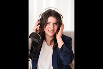 record a warm, calm and professional german female voice over