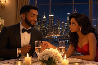 3d pixar style animation video 3d ai proposal video 3d romantic storytelling