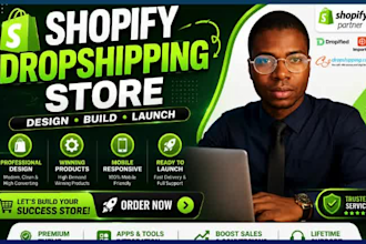 build shopify, ecwid dropshipping stores with autods