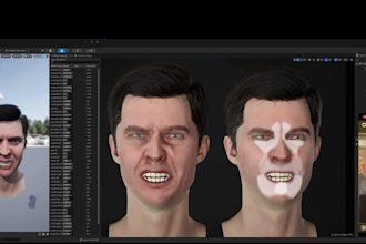 3d rig for webbased ai assistant,talkinghead avatar,metahuman livelink,15 oculus
