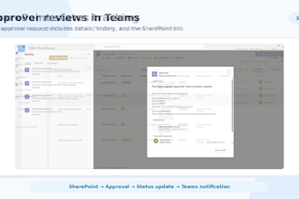 create a sharepoint approval workflow with power automate