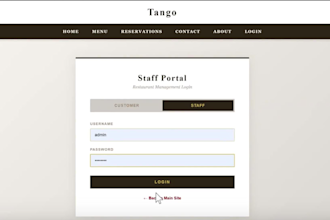 develop a dynamic flask or django web app or rest API