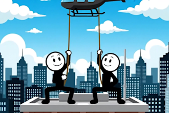 create stickman simple 2d animation
