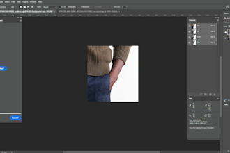 do high end photo retouching and skin retouching for model