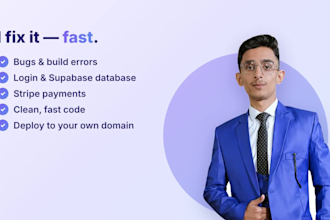 fix lovable app or base44 bugs and deploy your vibe coded app
