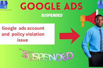 fix suspended google ads account and policy violation issues