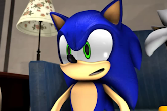 create 3d sfm fnaf animation, nsfw animation, character rigging and animation