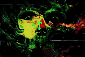 create a professional metal lyric video for your song genre