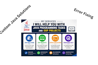 fix java bugs and do oop projects