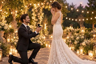 create elegant  proposal videos, romantic animations, surprise love stories