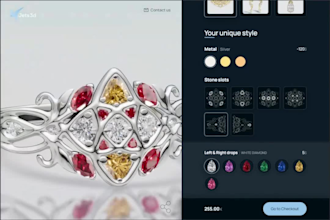develop interactive 3d product configurator using three js webgl and shopify